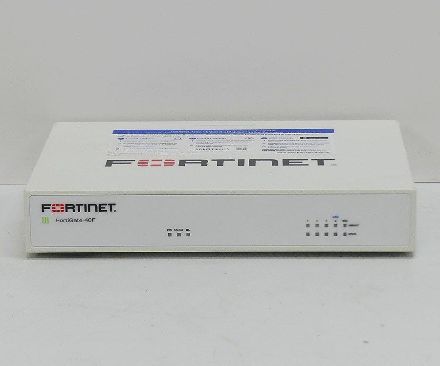 【送料無料】FORTINET FortiGate 40F (FG-40F) ライセンス2028/11/09 中古品 初期化済み フォーティゲート UTM ☆_画像4