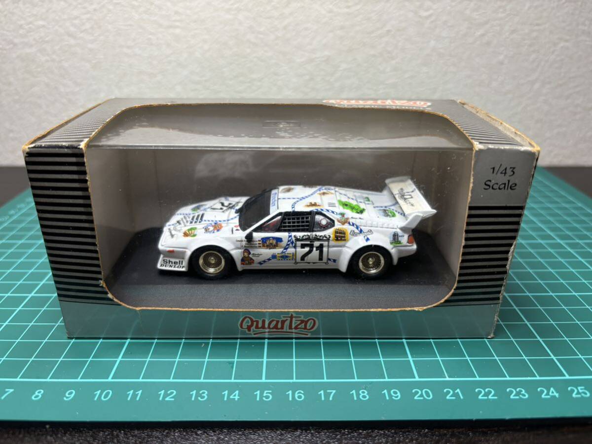 Quartzo ミニカー　BMW M1 ミュンヘン　ルマン　1/43 カルツオ_画像1