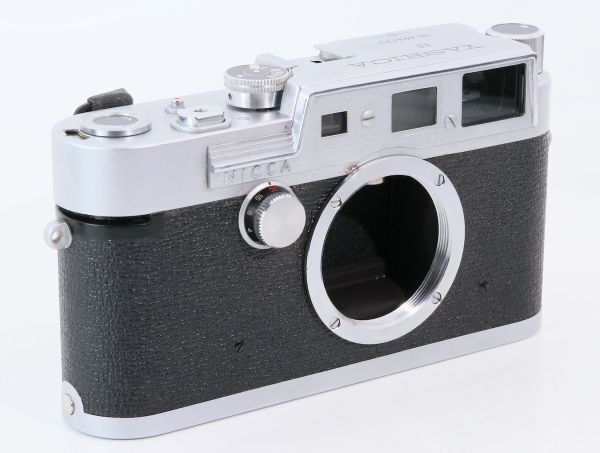 希少美品 Yashica ヤシカ ニッカ YF レンジファインダーカメラ、ケース付_画像3