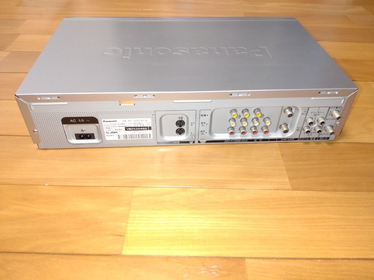 Panasonic パナソニック ビデオデッキ VHS ビデオカセットレコーダー NV-SVB330N ケーブル付_画像4
