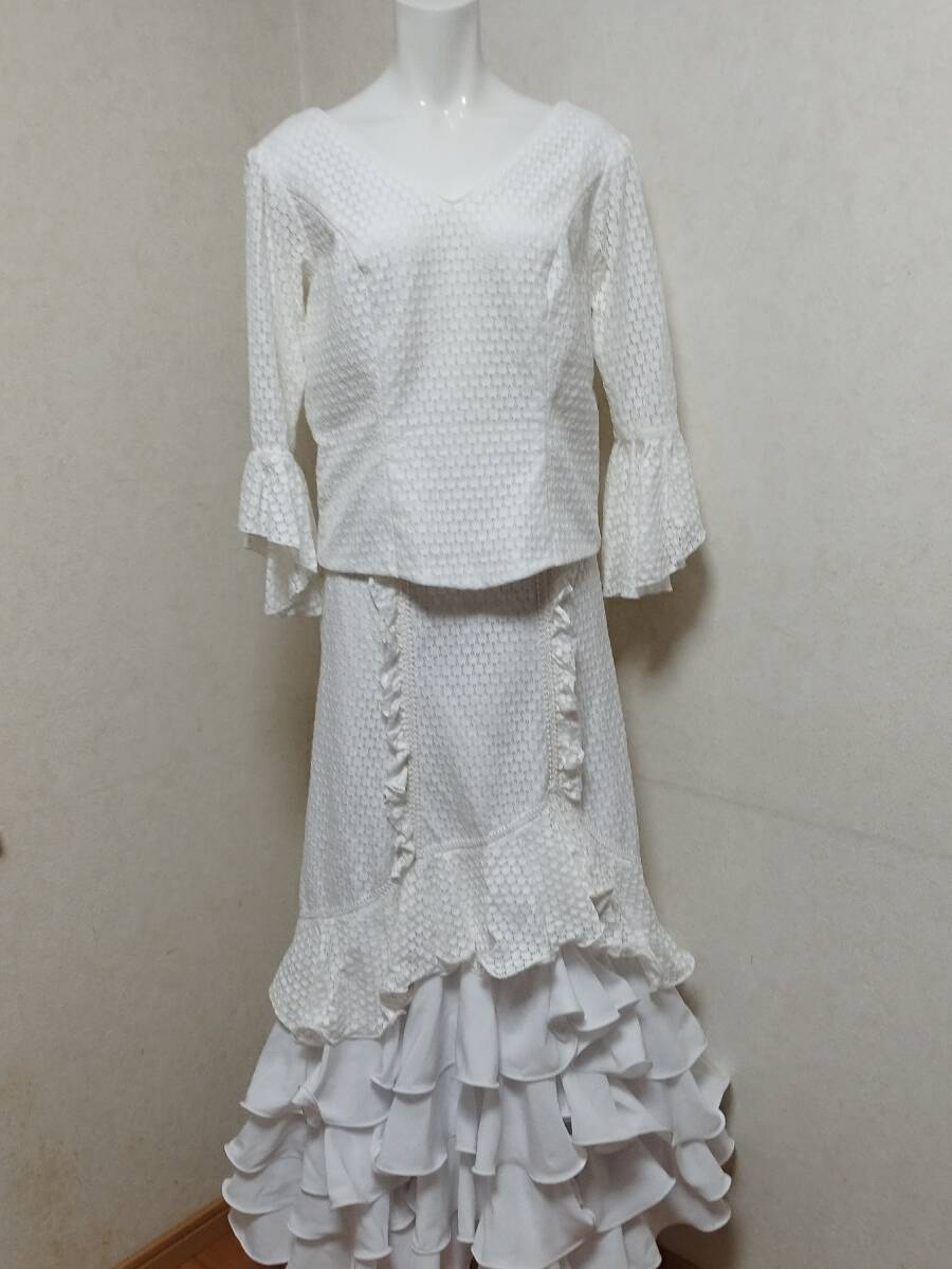 超美品 大きいサイズ3L 167cm イベリア フラメンコ発表会用 超美品 大きいサイズ3L 167cm イベリア フラメンコ発表会用