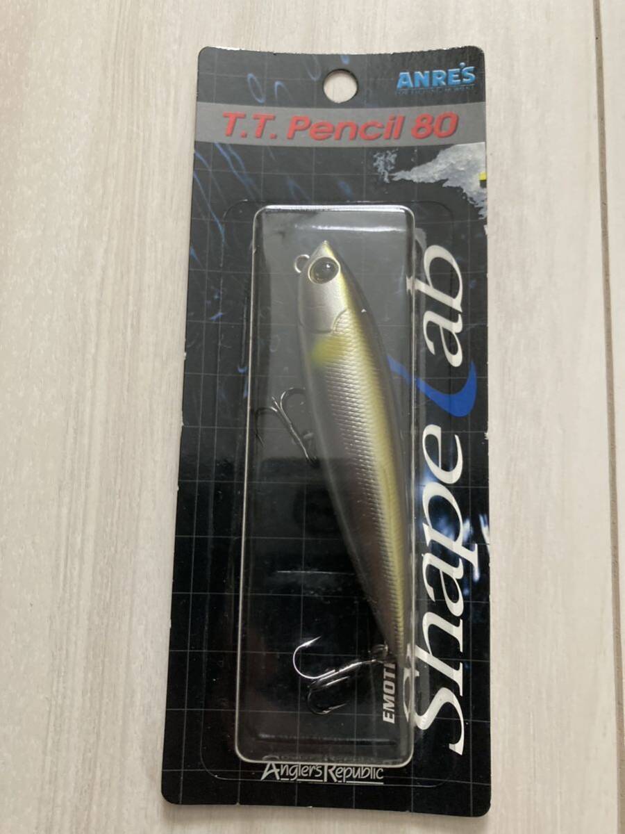  new goods unused angler zlipa yellowtail kT.T.Pencil80 TT pen sill 80 Shape labo silver sweetfish 