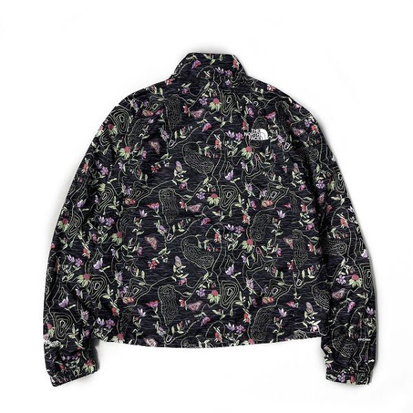 売切り【正規新品】THE NORTH FACE◆W HYDRENALINE PULLOVER ウインドパーカー US限定 速乾 軽量 等高線(XL)黒 花柄 総柄 180915-15_画像8