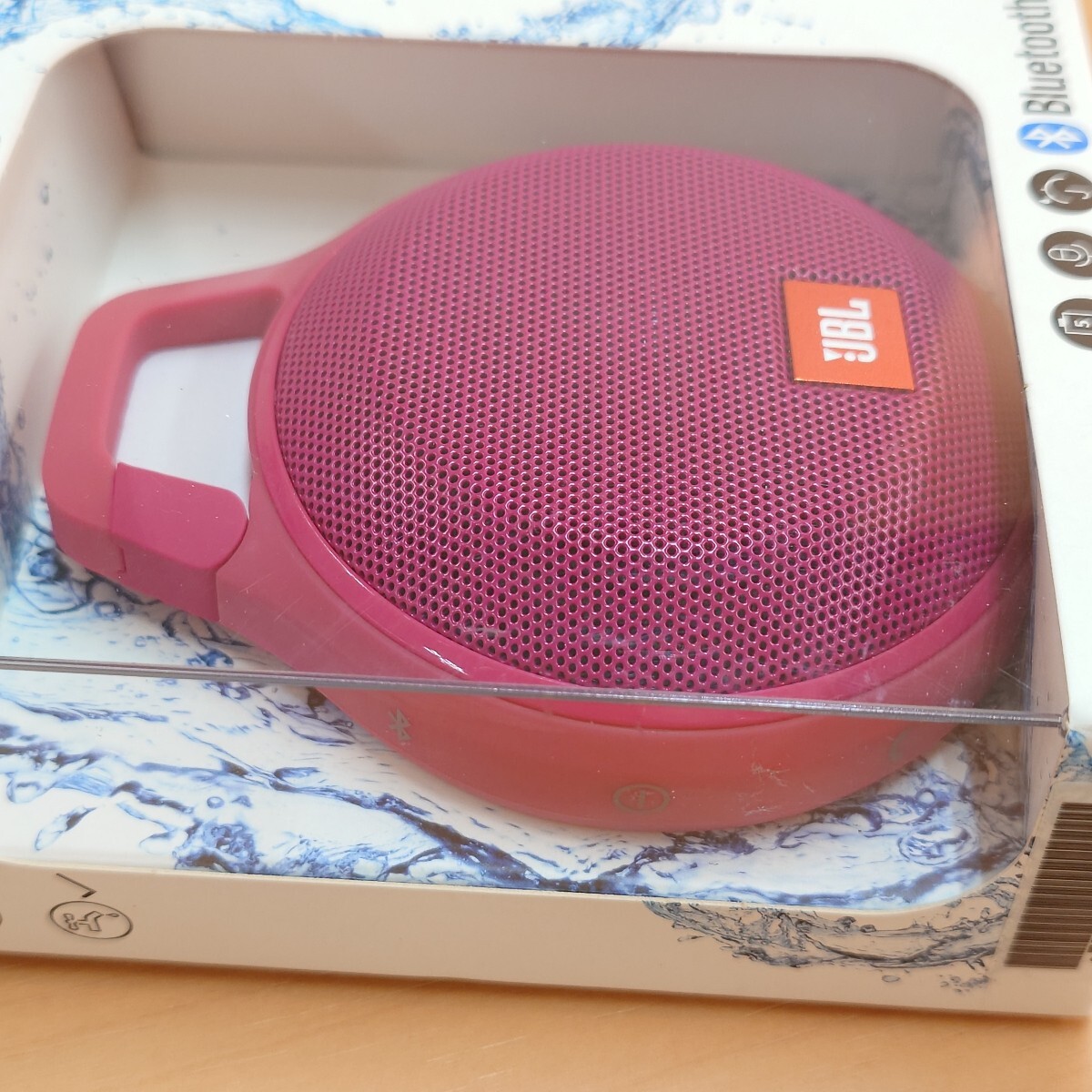  unopened goods JBL CLIP+ pink Bluetooth speaker IPX5 waterproof function portable wireless 