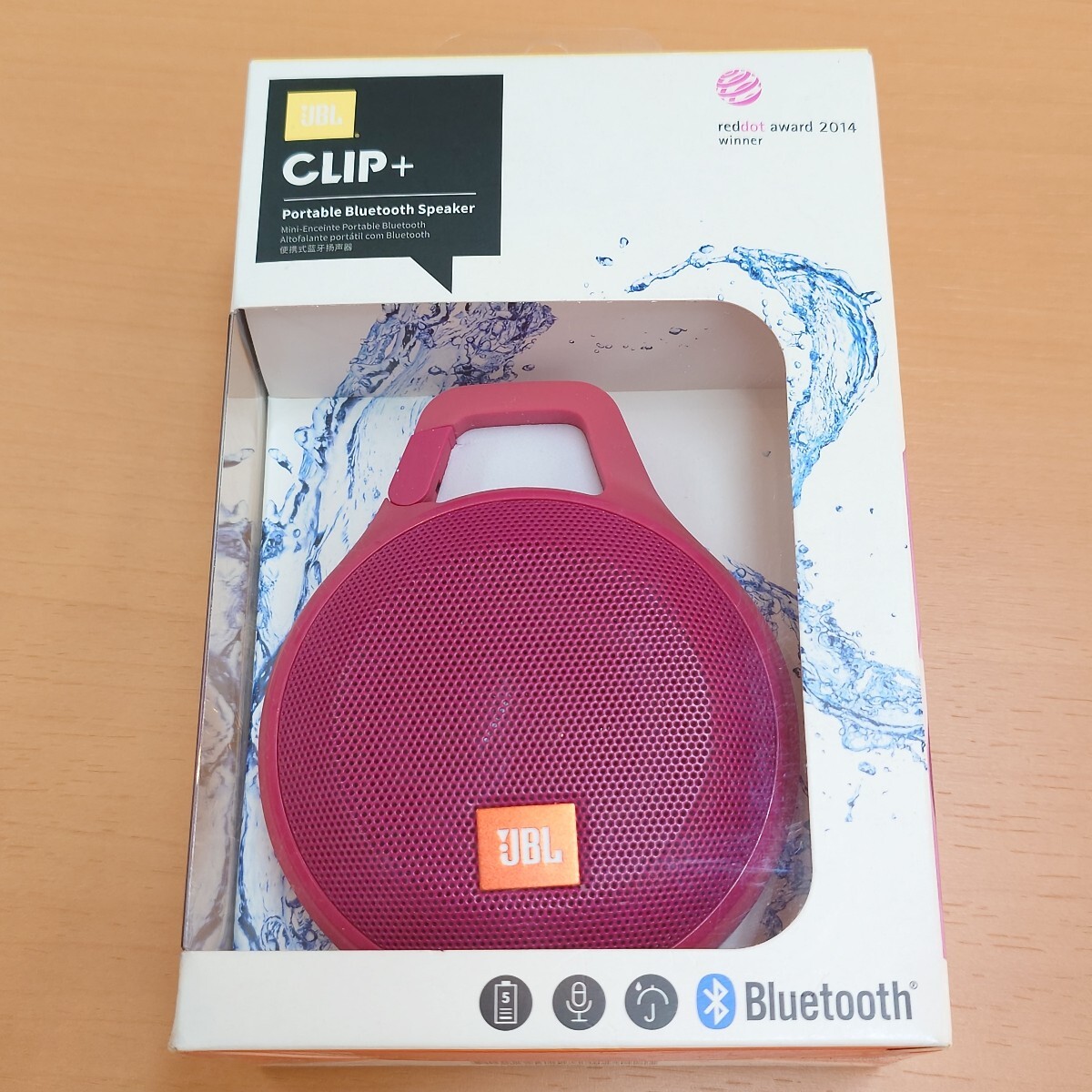  unopened goods JBL CLIP+ pink Bluetooth speaker IPX5 waterproof function portable wireless 