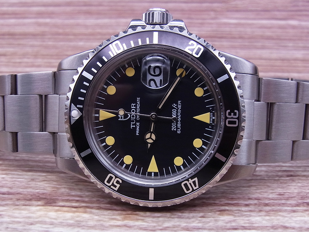 TUDOR ヴィンテージカスタム　Ref.79090 盾サブ OH済 TUDOR専用ブレス/5連ジュビリー付 精度良好！_画像3