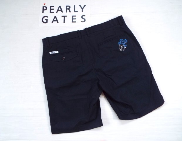 ★超美品★マスターバニー by PEARLY GATES / サイズ７ / w90-94㎝ / フラワーポイント ストレッチ ハーフパンツ_画像3