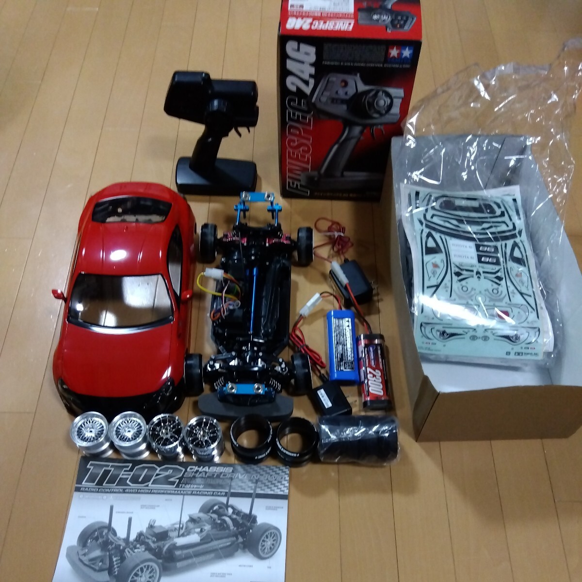 即決 動作品 タミヤ TT-02 ハチロク