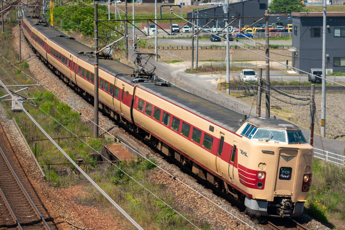 鉄道 デジ 写真 画像 381系 国鉄色 特急やくも 97_画像1