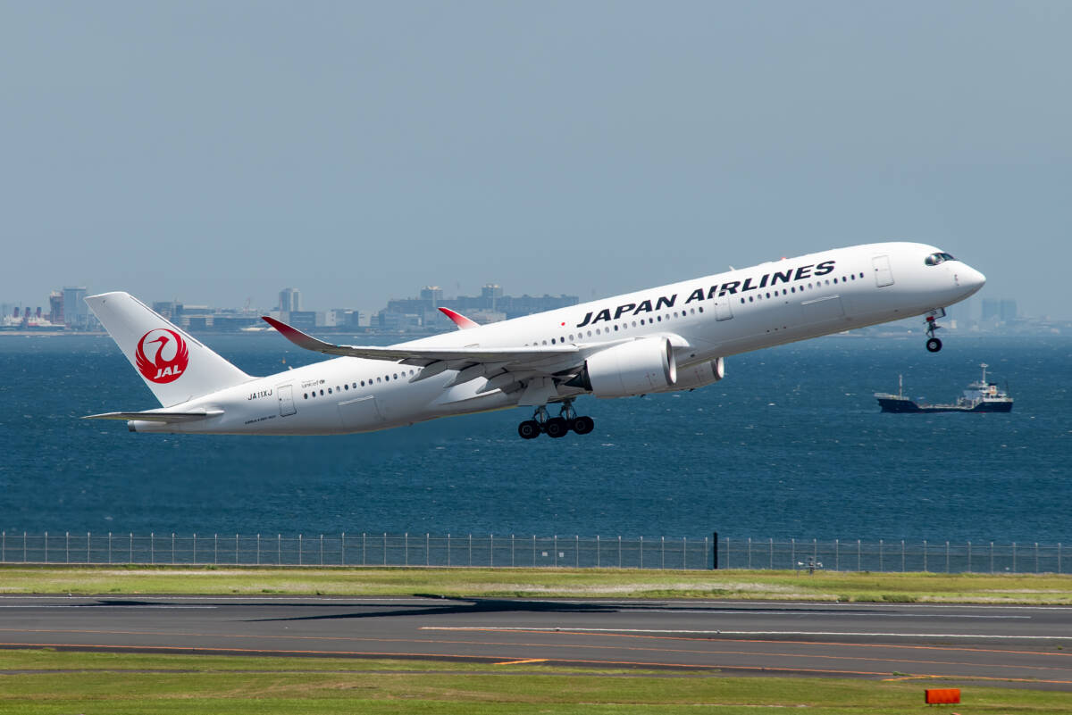 飛行機 デジタル 画像 JAL A350 日本航空 24_画像1