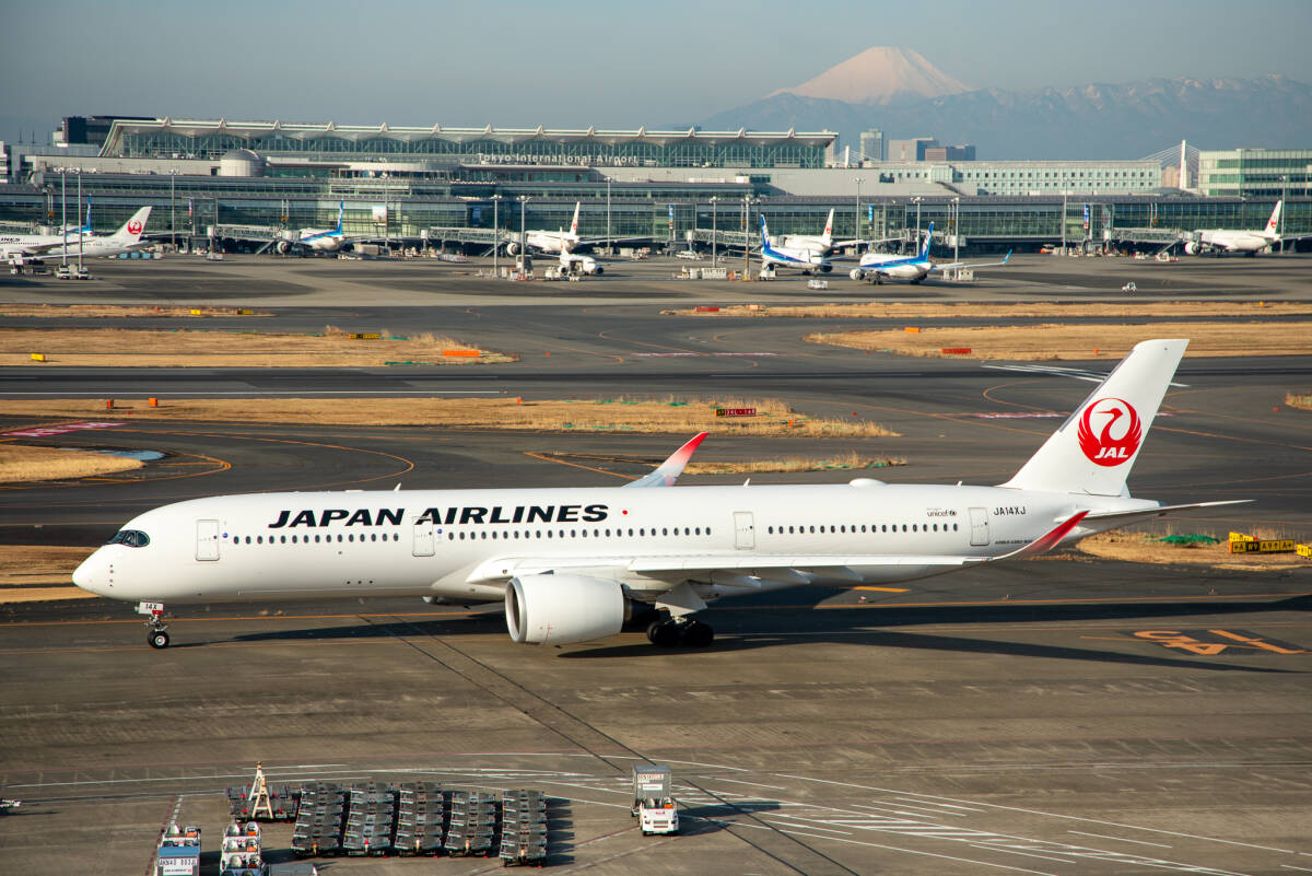 飛行機 デジタル 画像 JAL A350 日本航空 26_画像1