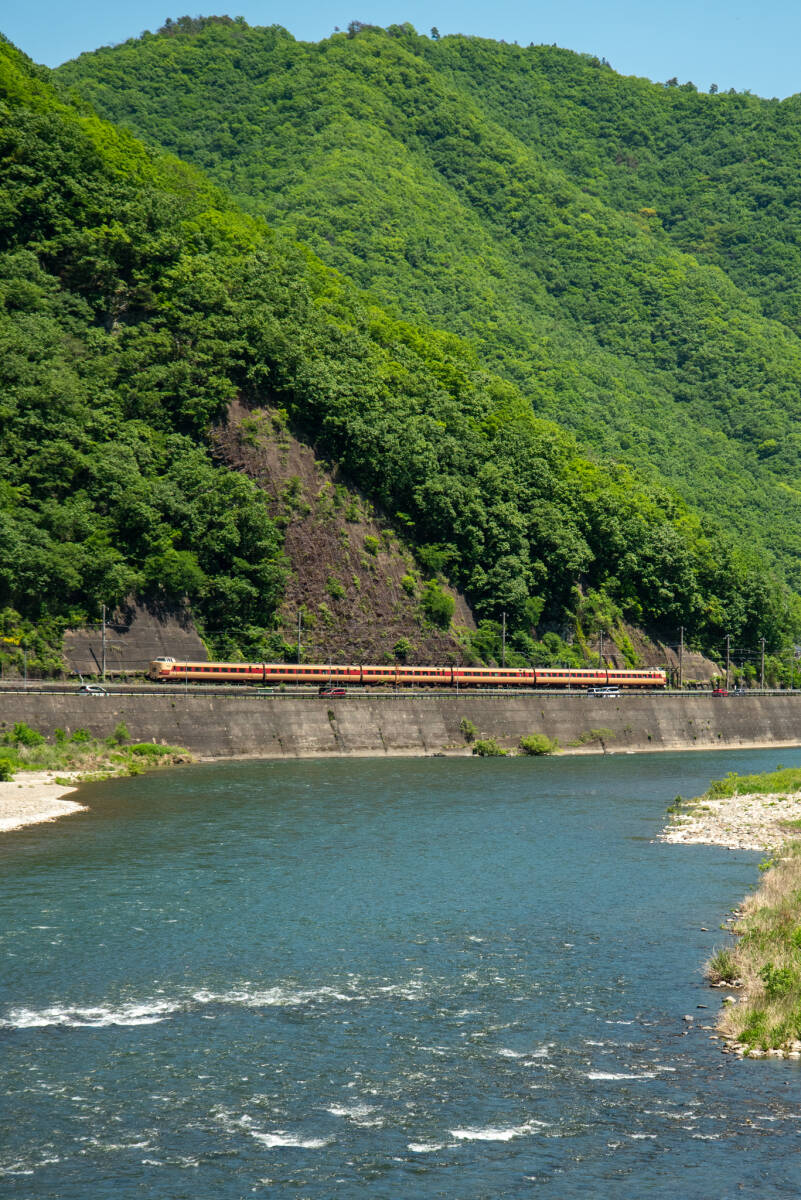 鉄道 デジ 写真 画像 381系 国鉄色 特急やくも 98_画像1