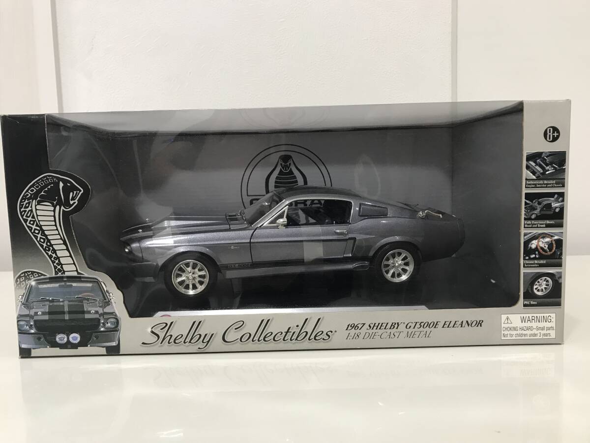 シェルビーGT500 コブラ　1967年　サイン入限定品　ダイキャストメタル　1/18 未開封_画像1