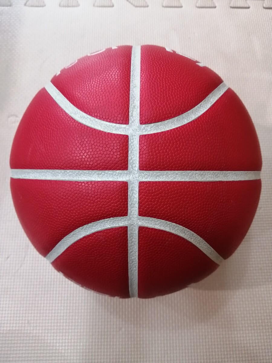 使用品 バスケットボール 7号 合成皮革「TACHIKARA タチカラ PICKUP PLAYGROUND RED/WHITE」検) 桜木花道 SLAMDUNK molten MIKASA SPALDING_画像6