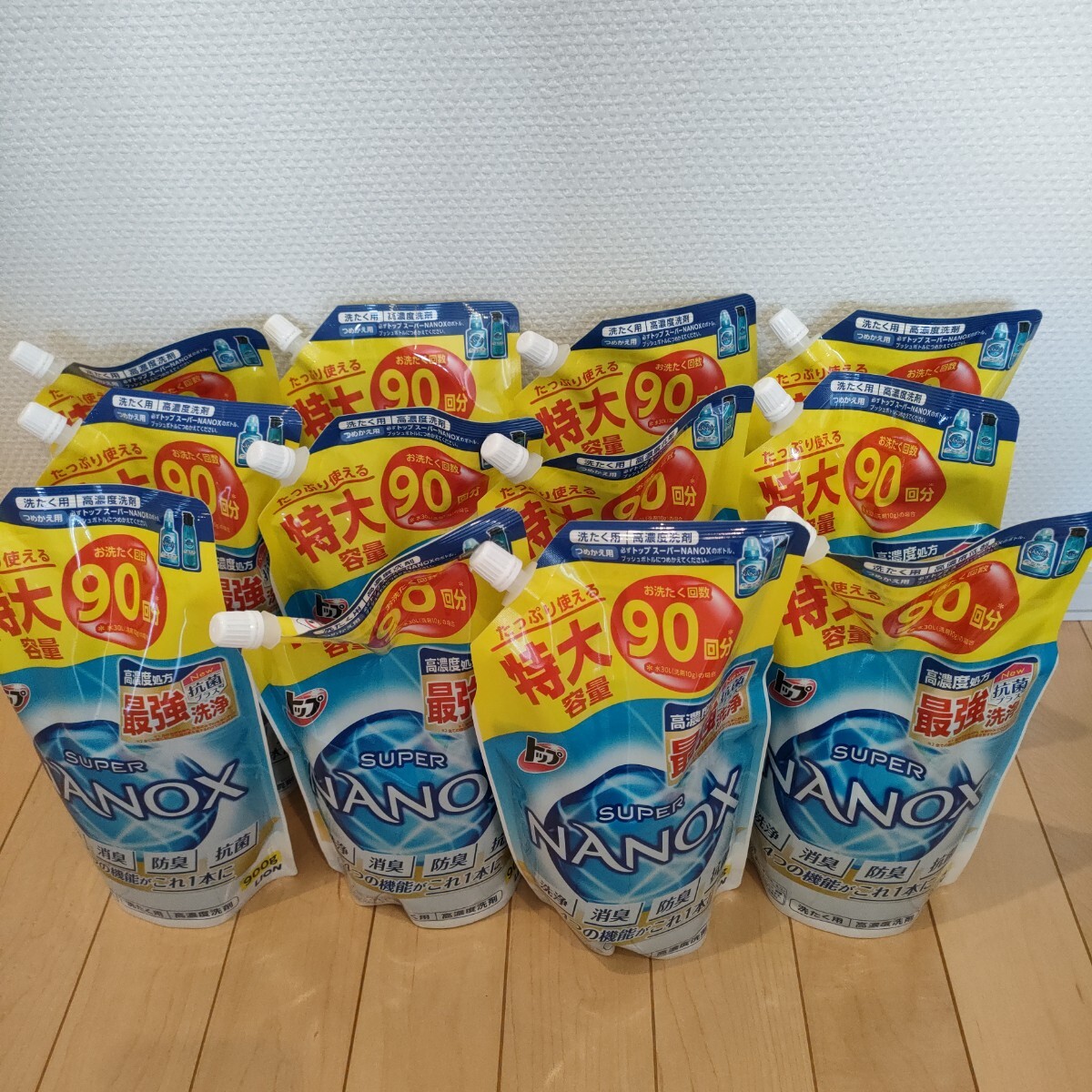  free shipping na knock s....900g 12 piece set NANOX lion LION laundry detergent 