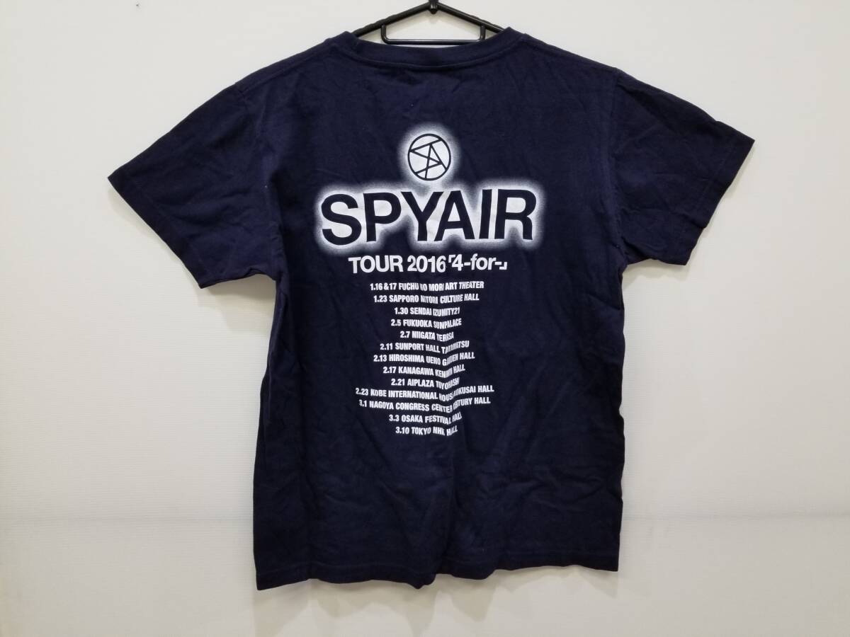 SPYAIR Spy air TOUR 2016[4-for-] T-shirt navy blue * white M size man and woman use 01