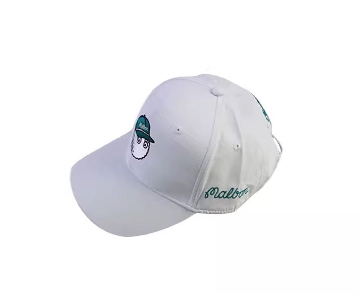 マルボン ゴルフ キャップ Malbon golf 帽子 キャップ 白色 マルボン ゴルフ キャップ Malbon golf 帽子 キャップ 白色