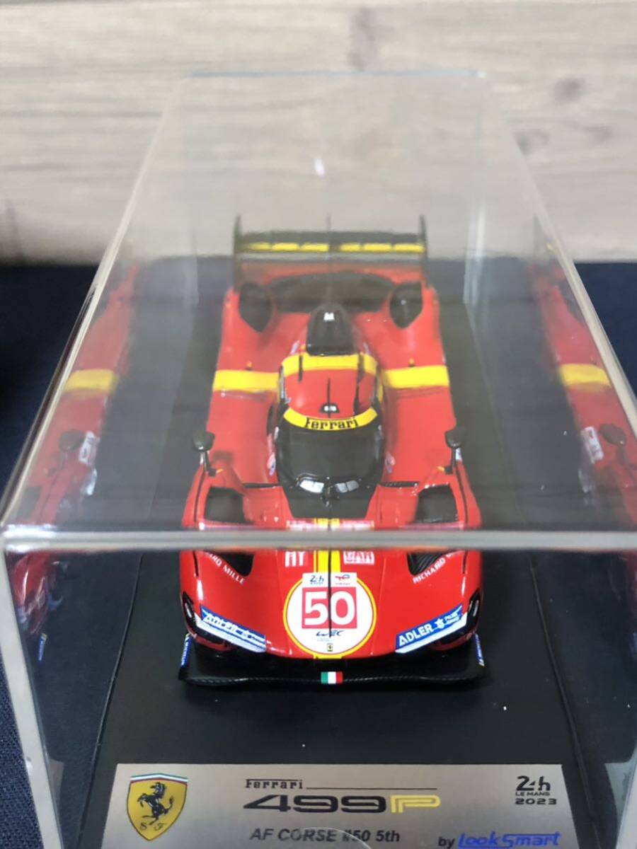 LSLM161 LOOKSMART 1/43 フェラーリ Ferrari 499P No.50 AF CORSE 5th 24H Le Mans 2023 の画像6