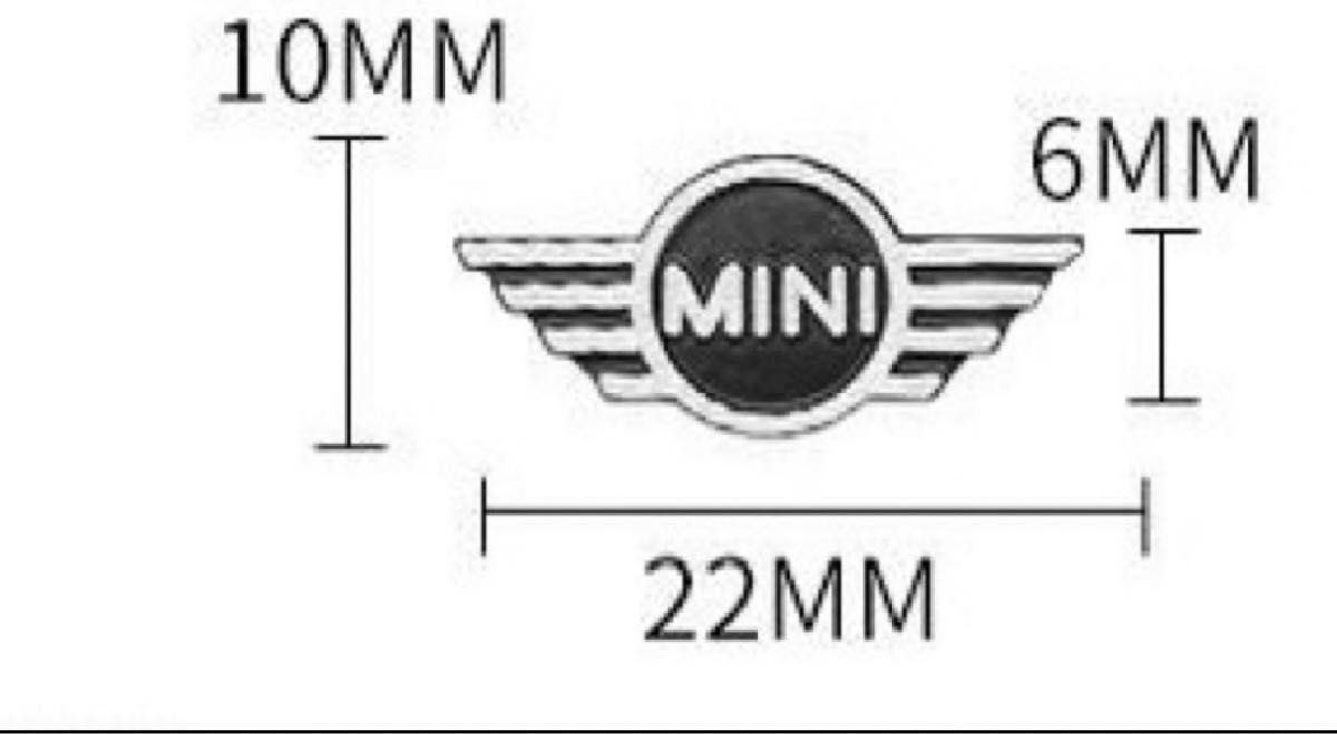 3D 金属4枚セット　ミニ　MINI　ベンツホーンステッカースピーカーデカールス