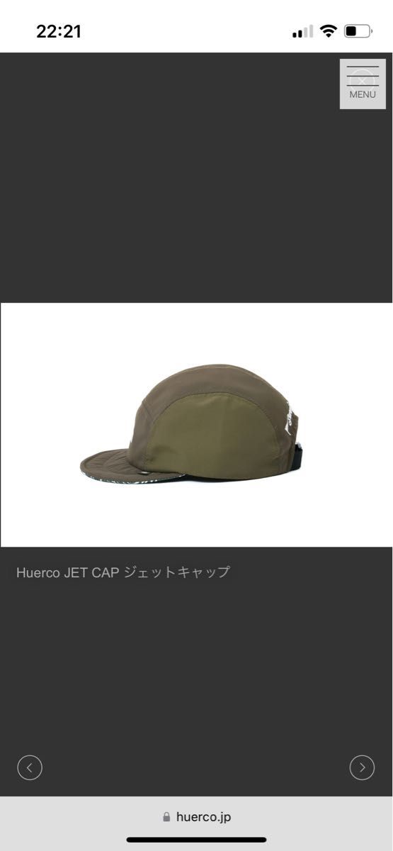  Huerco × clef JET CAP ジェットキャップ　クレ　コラボ   NORTH