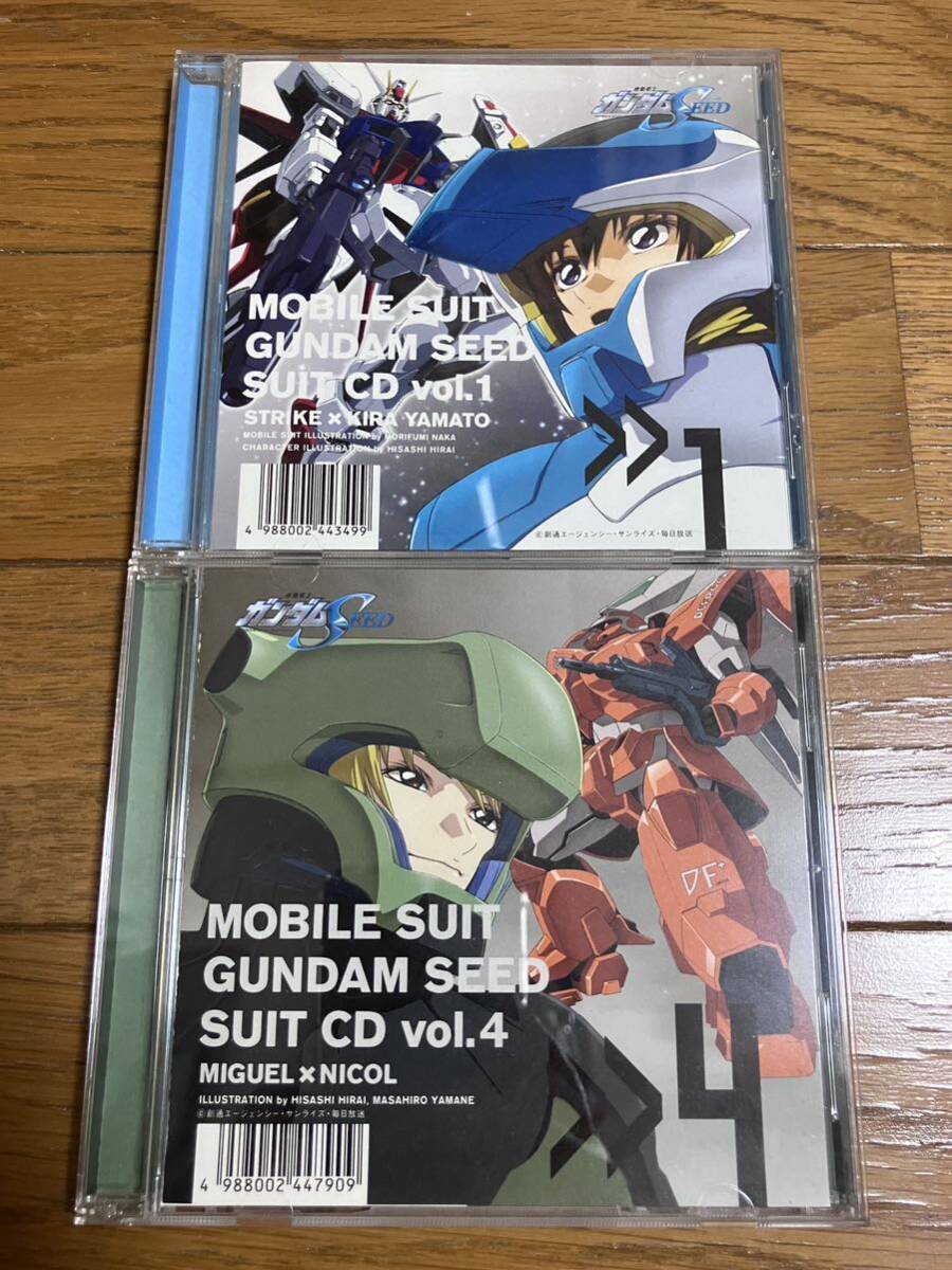  anime Mobile Suit Gundam SEED SUIT CD vol.1&vol.4 west river ..TMR T.M.Revolution Gundam si-do