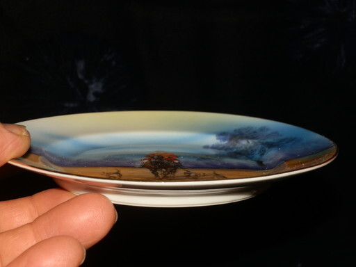 Old Noritake export for scenery pattern 13,7cm plate 