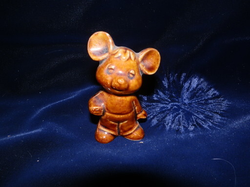 MADE IN JAPAN 1960 год ~70 плата высота 10,5cm Topo Gigio * Bambi retro античный 