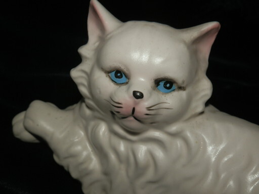 昭和レトロ HAND PAINTED BETSON'S MADE IN JAPAN 猫 1960~70年代　アンティーク 陶器 _画像6