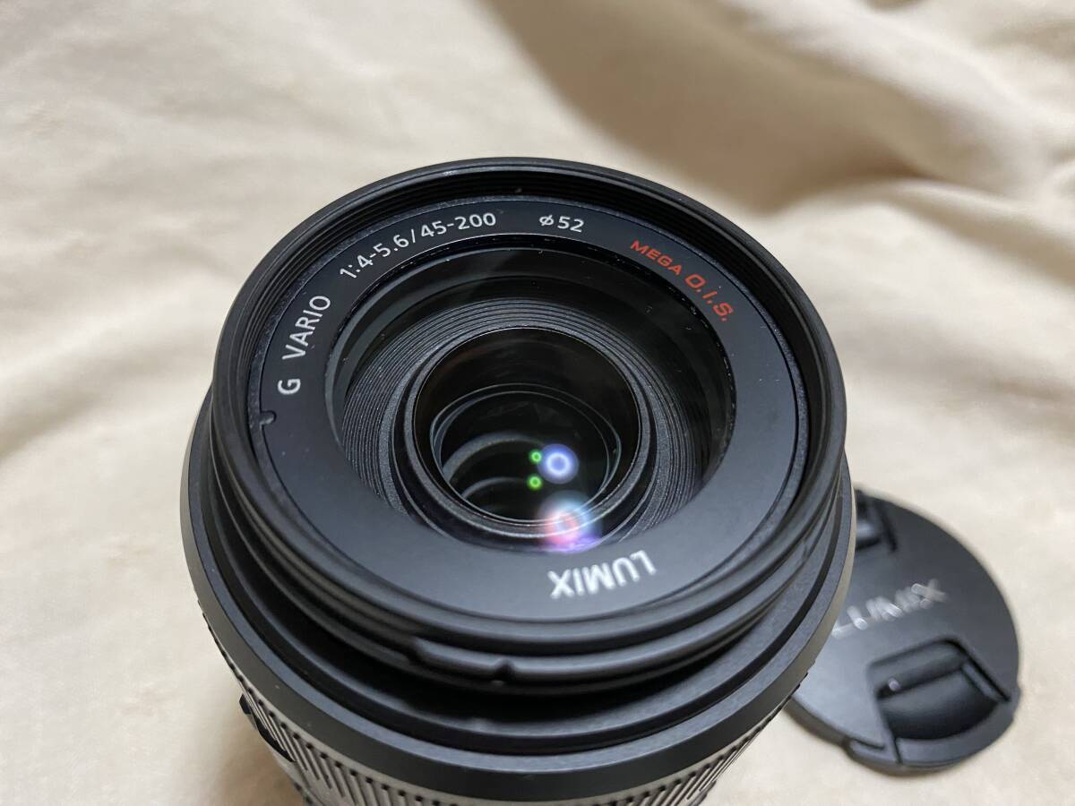 パナソニック ミラーレス用交換望遠ズームレンズ ルミックス G 45-200mm f4.0-5.6 手ぶれ補正付 中古動作品 外観まあ美品の画像2