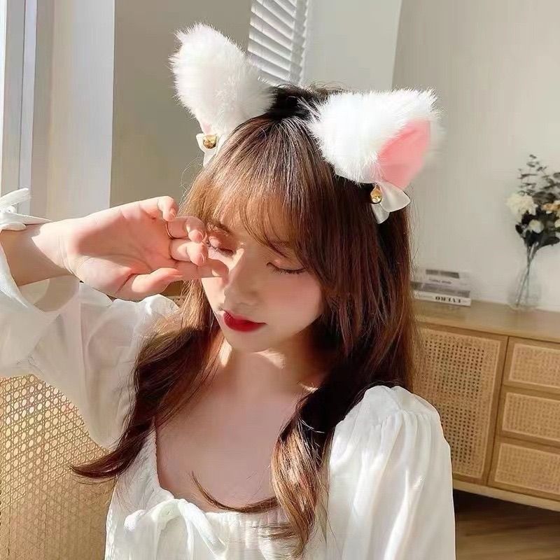 猫耳 鈴 カチューシャ セクシー 髪飾り 洗面 化粧 韓国 ハロウィン