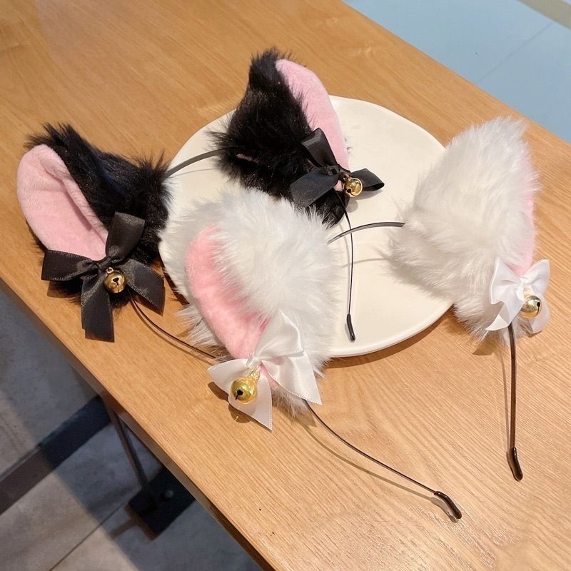 猫耳 鈴 カチューシャ セクシー 髪飾り 洗面 化粧 韓国 ハロウィン