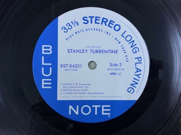 スタンリー・タレンタイン STANLEY TURRENTINE / JOYRIDE 国内盤 TOSHIBA EMI / BLUE NOTE BST84201_画像4