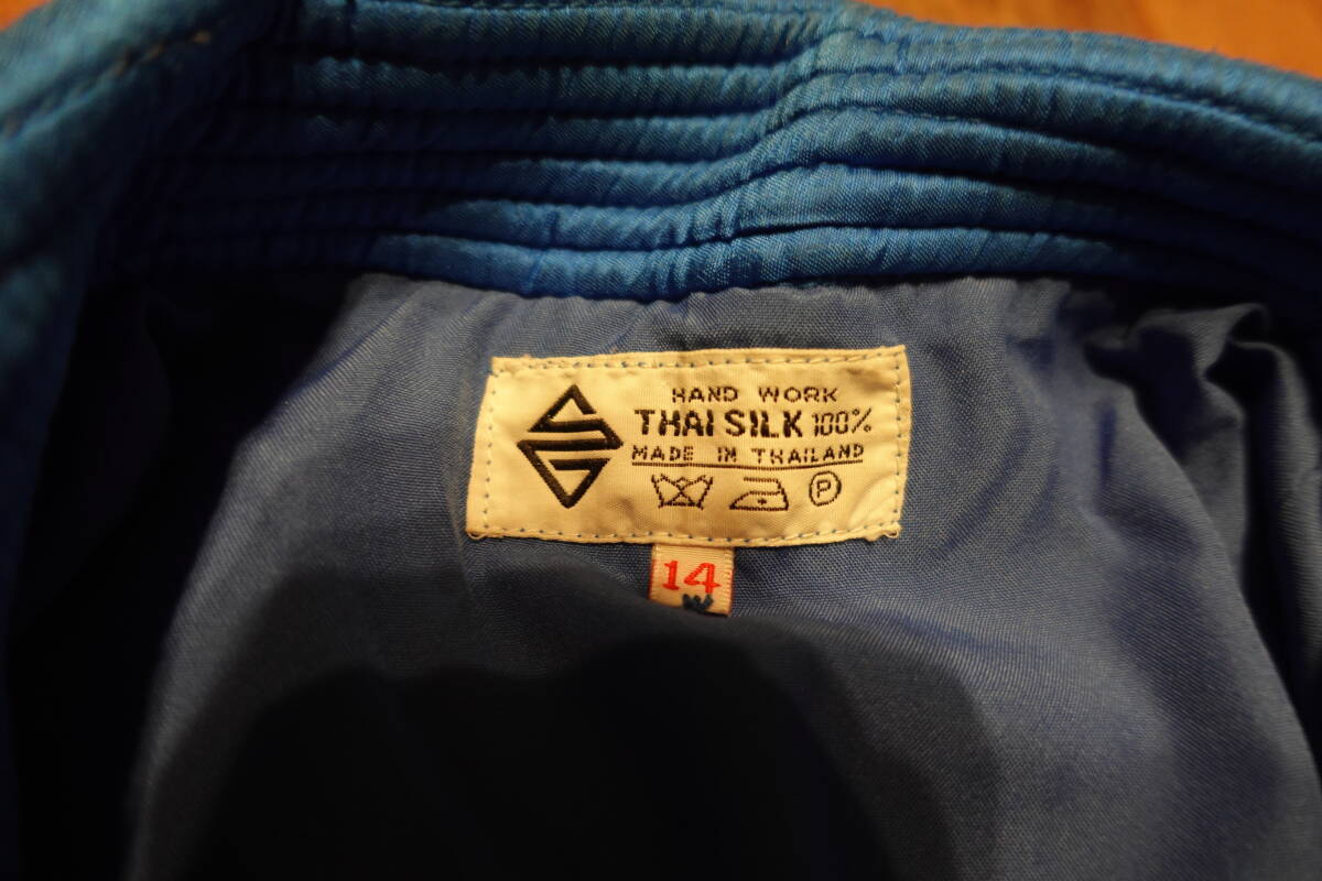 HAND WORK THAIシルク１００％　サイズ１４　長袖ジャケット