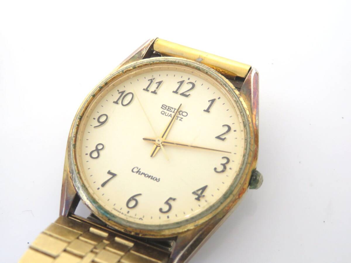 1円 ジャンク品 セイコー クオーツ オートマ 腕時計 セット BV213の画像3