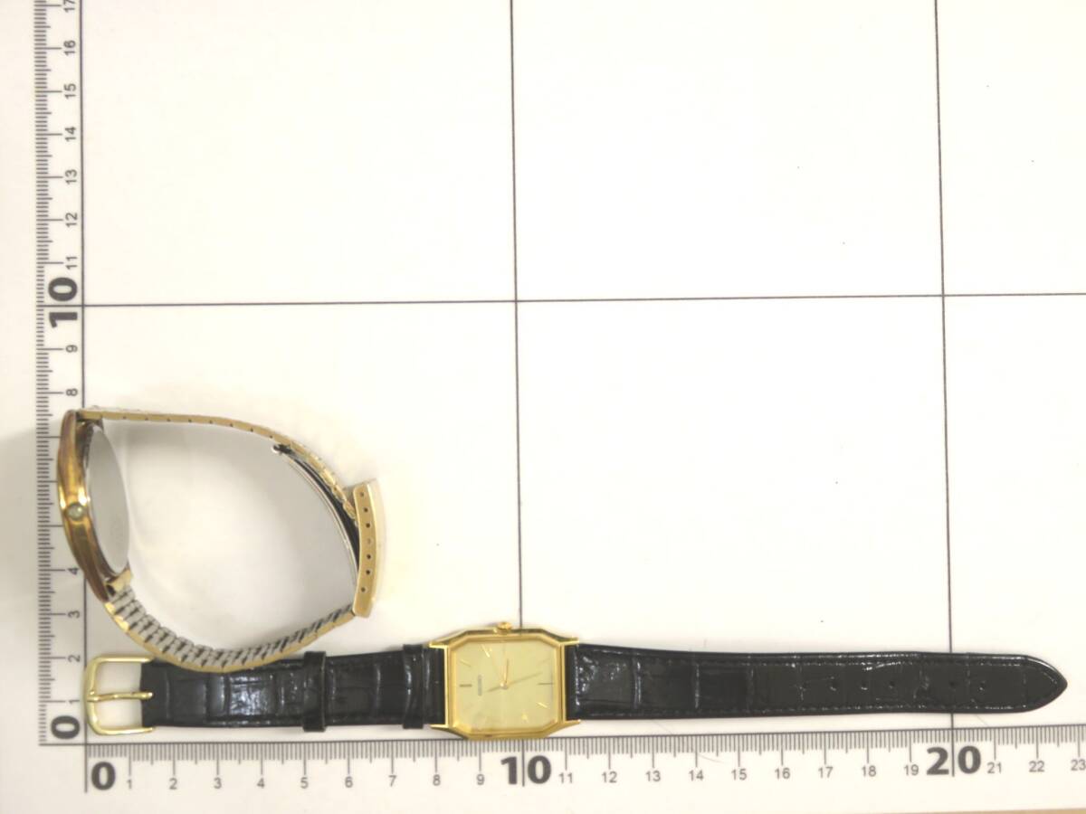 1円 ジャンク品 セイコー クオーツ オートマ 腕時計 セット BV213の画像10