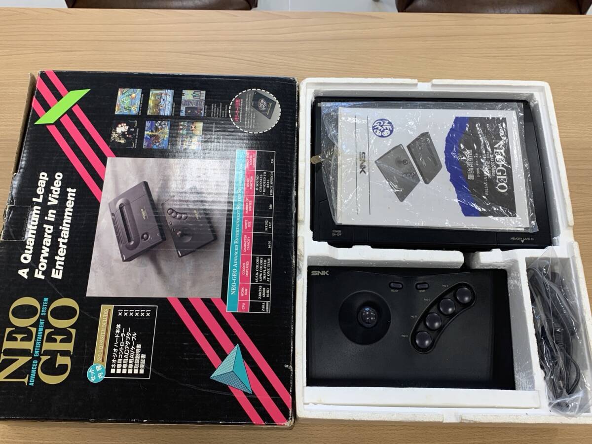 ◆同梱NG◆△ ※静岡県発送※ 1円 SNK NEO GEO ネオジオ ロム 本体 箱 説明書付き 1円 ジャンク品 ゲーム LIFE048_画像8