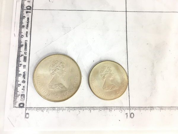 1円 カナダオリンピック記念硬貨 1976年 銀貨 硬貨 セット EV531の画像9
