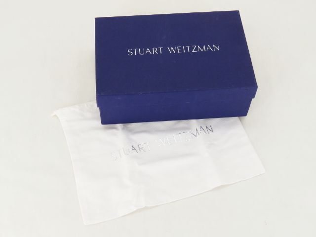 1円 STUART WEITZMAN スチュートワイツマン スエード サンダル size36 1/2 ブラック EQ453_画像10