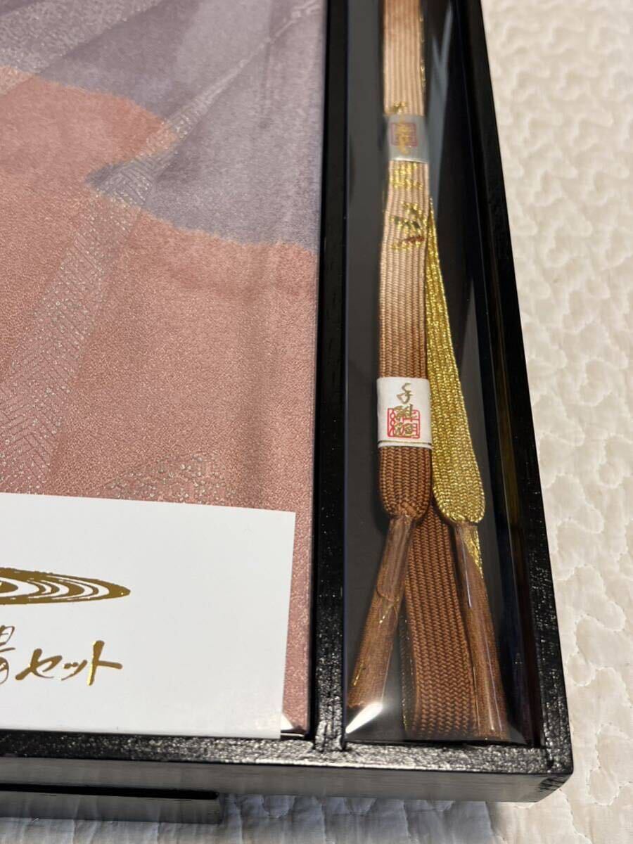 не использовался obi shime obi age комплект аксессуары для кимоно кимоно obi . obi .. японский костюм подборка вручную . шнур натуральный шелк дерево с коробкой 