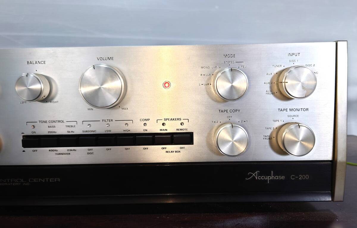 Accuphase STEREO CONTROL CENTER C-200 ジャンク品の画像4
