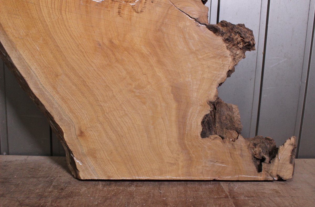 《160サイズ》欅材　ケヤキ板材　DIY板材　kyk_1058　木材／端材　_画像3