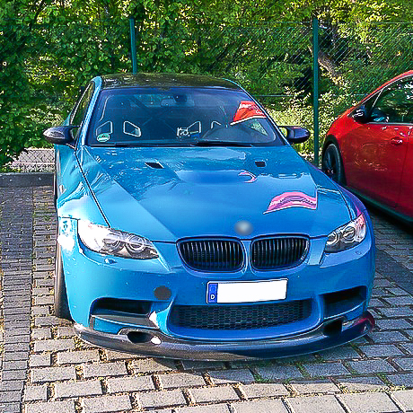 カーボン BMW用 M3 第4世代 E90 E92 E93 2007-2014 フロント リップスポイラー GT4 FL-50614_画像5