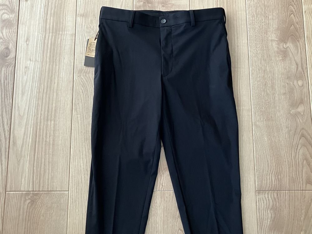  new goods COMME CA MEN Comme Ca men nylon stretch 5 pocket pants 05 black S size 25PC05 regular price 28,600 jpy 