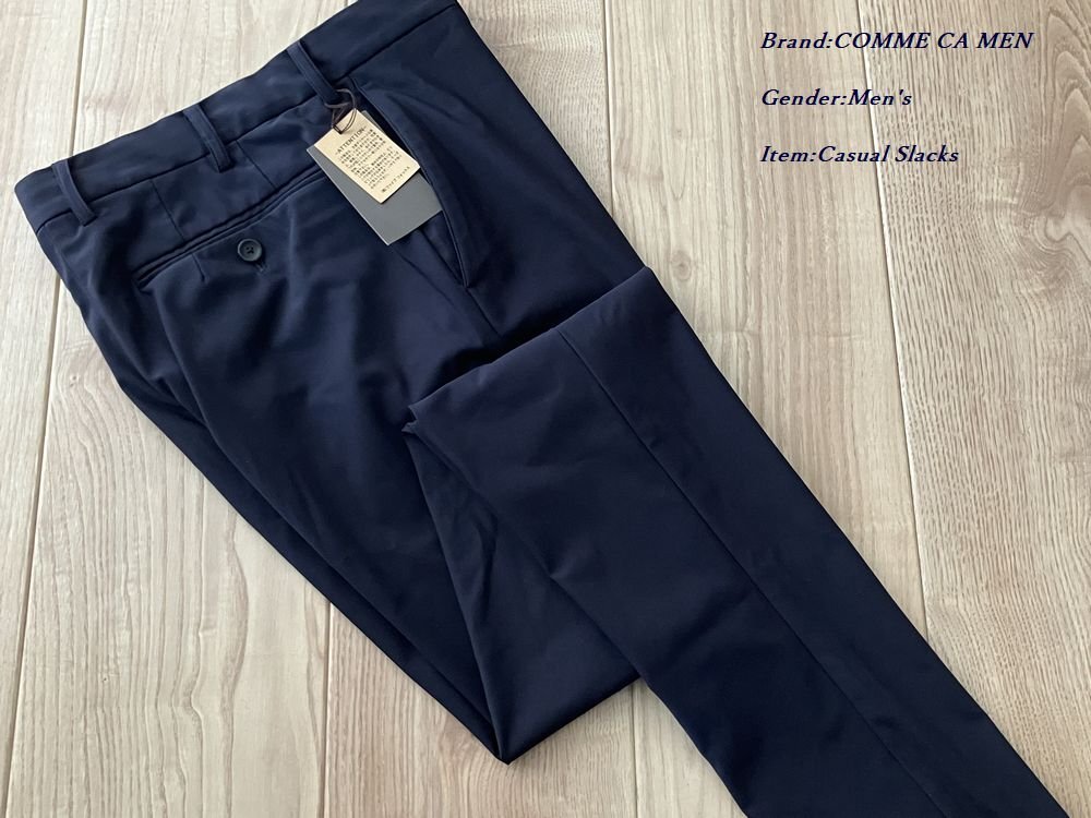  новый товар  образец   COMME CA MEN ...  нейлон  стрейч  ５ карман  брюки   09 военно-морской флот  M размер   25PC05  рекомендуемая розничная цена 28,600  йен 