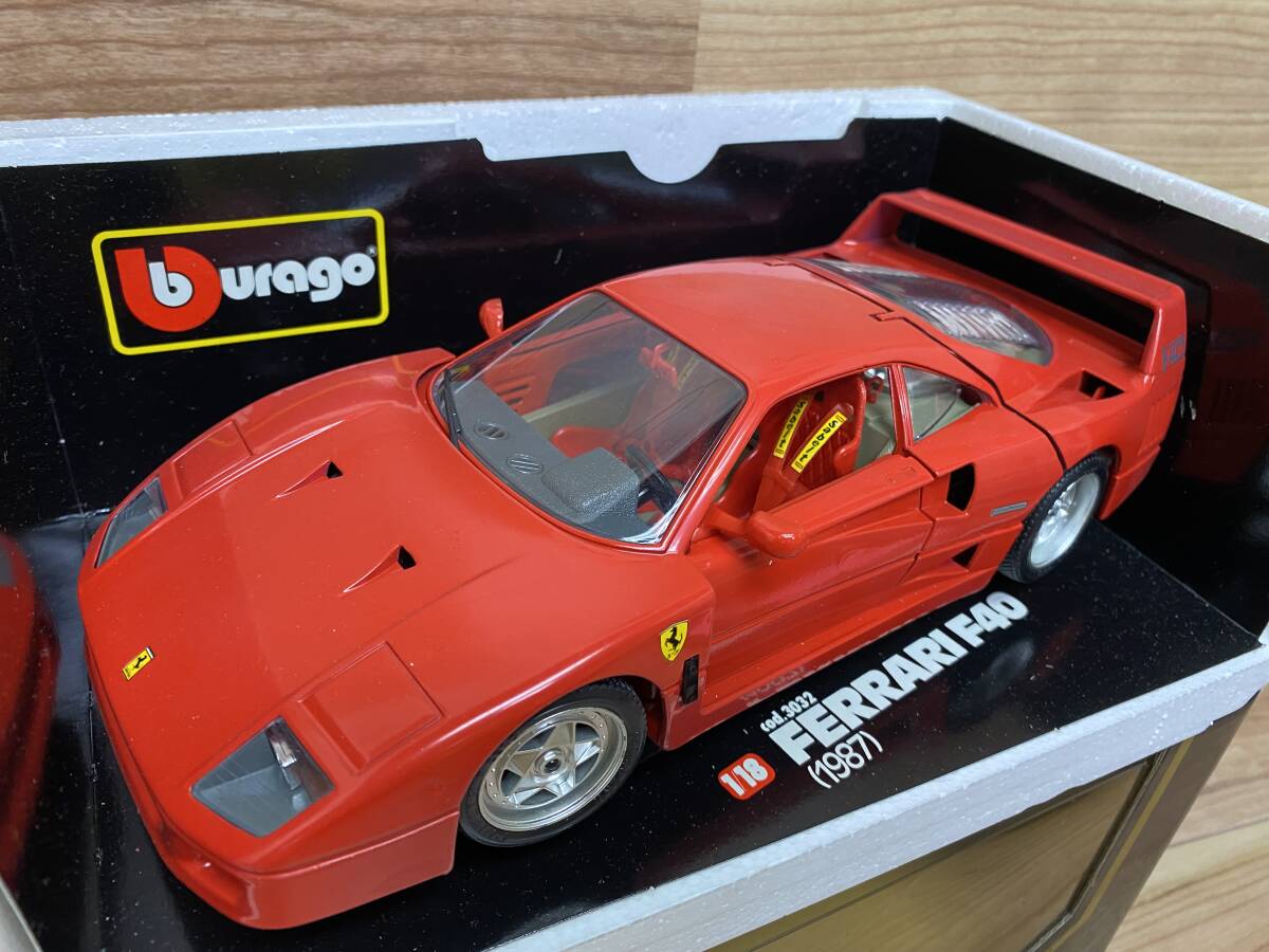 88 unused? ultimate beautiful goods Bburago BBurago 1/18 FERRARI F40| Ferrari 550 other 1/24 Ferrari 275GTB/4 red minicar together 