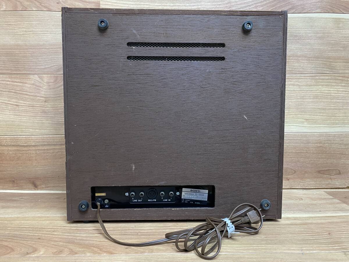 ４ SONY ソニー TC-5960 オープンリールデッキ オーディオ機器 通電確認済みの画像5