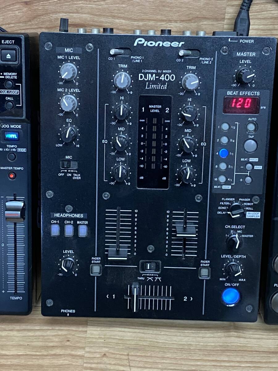  beautiful goods Pioneer/ Pioneer DJ for CD player CDJ-400-K Limited 2 pcs /DJM-400-K mixer in set limitated model 2009 year made 