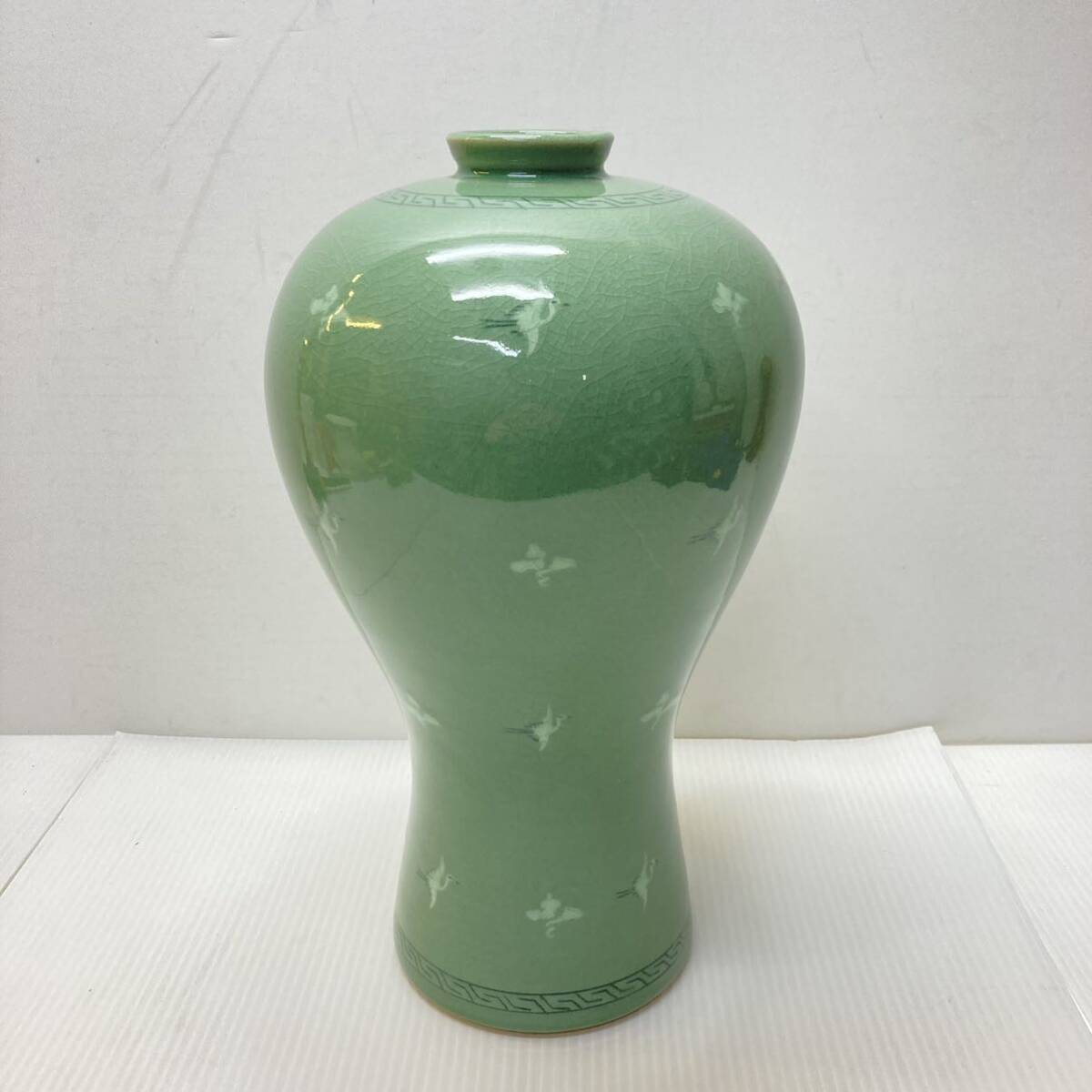 Yahoo!オークション - 高麗青磁 韓国 恩峰 花瓶 花器 フラワー Yahoo!オークション - 高麗青磁 韓国 恩峰 花瓶 花器 フラワー