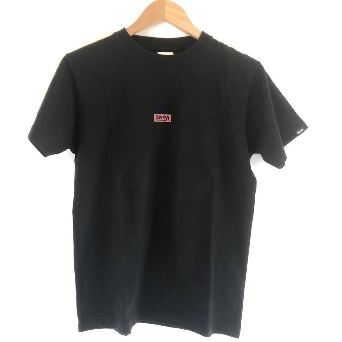 VANS Tシャツ ロゴ 黒 Mサイズ レディース ファッション トップス ストリート系 古着