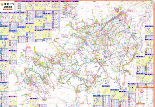 図 東急 バス 路線